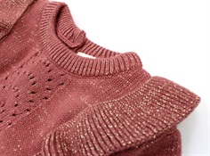 En Fant pullover withered rose glitter